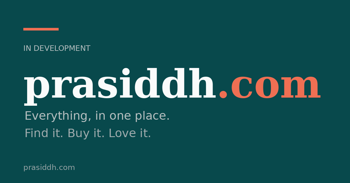 Link preview image for prasiddh.com